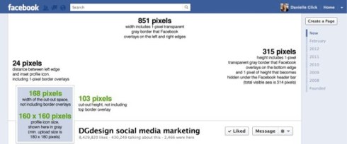 Facebook Cover Sizes and Elements.